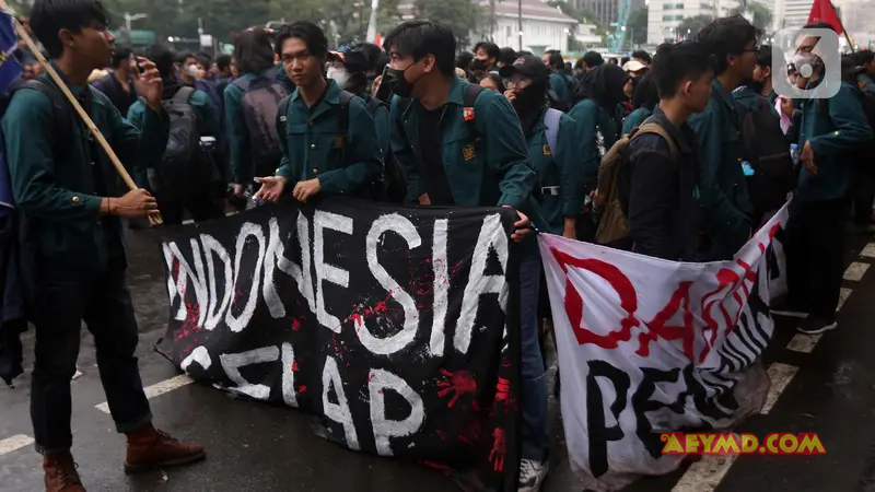 Aksi Indonesia Gelap: Mahasiswa Bersiap untuk Demonstrasi Akbar 20 Februari 2025