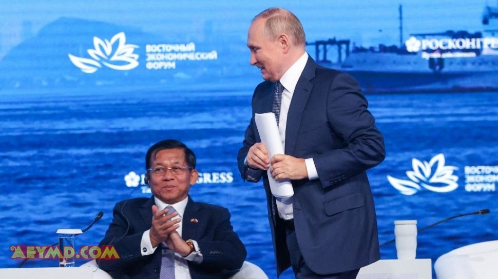 Pemimpin Junta Myanmar Temui Putin di Rusia, Ini yang Dibahas